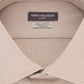 Van Heusen Men's Flex Classic Fit Stretch Wrinkle Free Nailshead Print Dress Shirt Beige Size 15.5X32X33