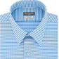 Van Heusen Men's Classic/Regular-Fit Performance Stretch Wrinkle-Free Flex-Collar Check Dress Shirt Blue Size 15.5X34-35