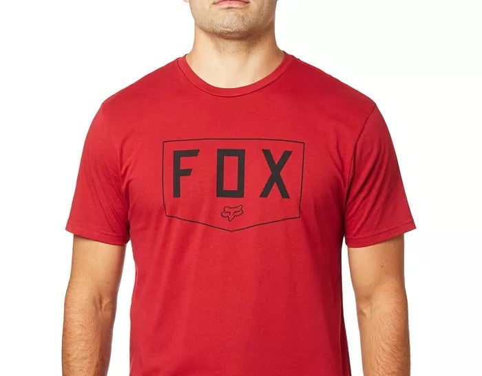 Fox Men's Shield Short Sleeve Premium Tshirt Red Size XX Large