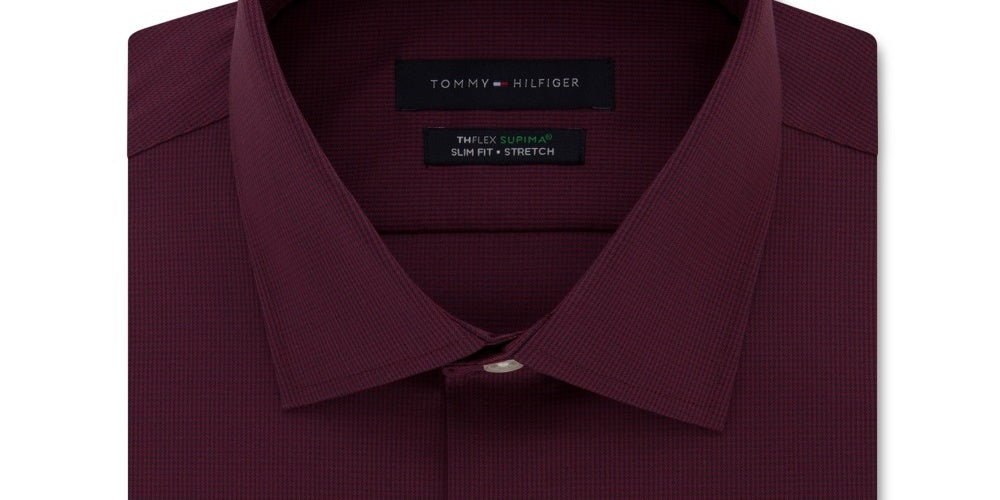Tommy Hilfiger Men's Slim Fit Non-Iron Dress Shirt