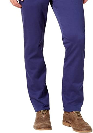 Club Room Men's Stretch Chinos Dark Blue Size 38X32