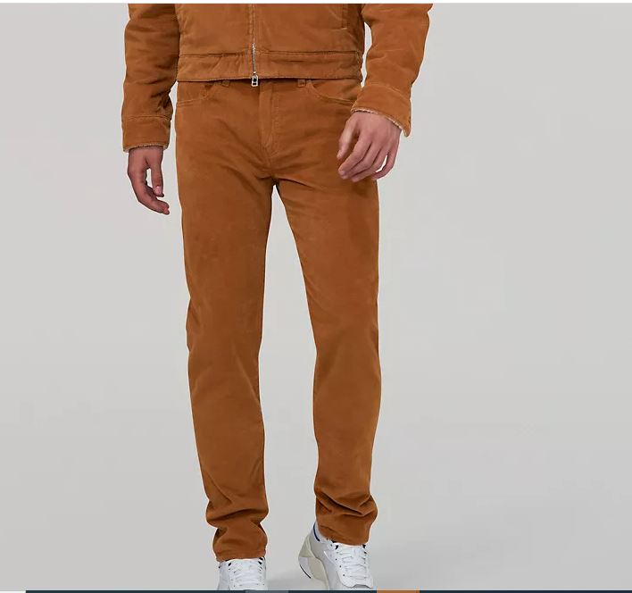 Levi's Men's 502 Taper Corduroy Pants Brown Size 34X29