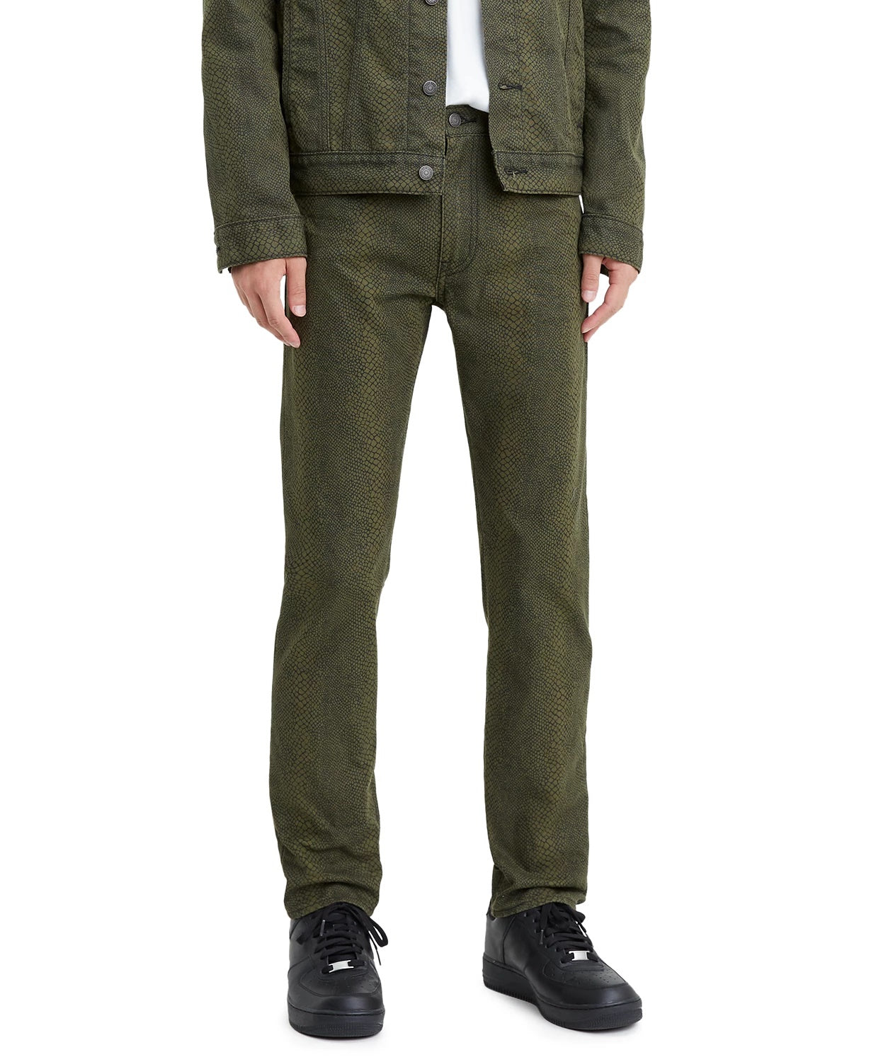 Levi's Men's Limited Collection 502™ Cotton Canvas Tapered Jeans Green Size 33X30
