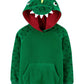 Carter's Toddler Boys Fleece Dragon Hoodie Green Size 2T