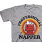 Peanuts Little Boy's Snoopy Professional Napper T-Shirt Gray Size 6