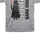Star Wars Toddler Boys Dark Side T-Shirt Gray Size 2