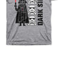 Star Wars Little Boys Dark Side T-Shirt Gray Size 5