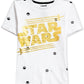 Star Wars Toddler Boy's Metallic Logo T-Shirt White Size 2