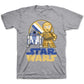 Star Wars Toddler Boys Buddies T-Shirt Gray Size 2