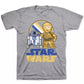 Star Wars Little Boy's Buddies T-Shirt Gray Size 4