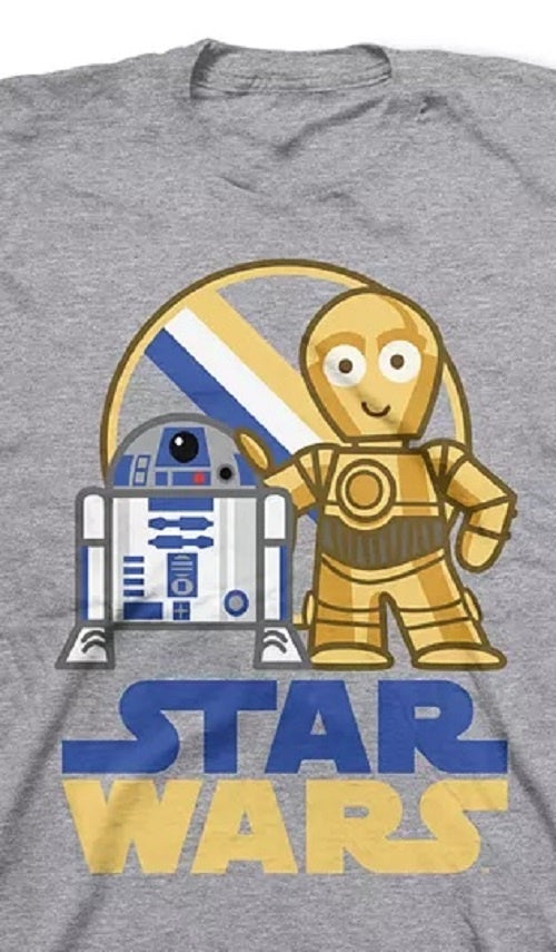 Star Wars Little Boy's Buddies T-Shirt Gray Size 4