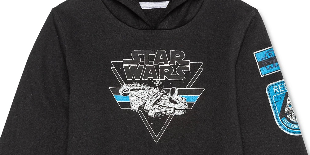 Star Wars Toddler Boys Millennium Falcon Hoodie Black Size 4