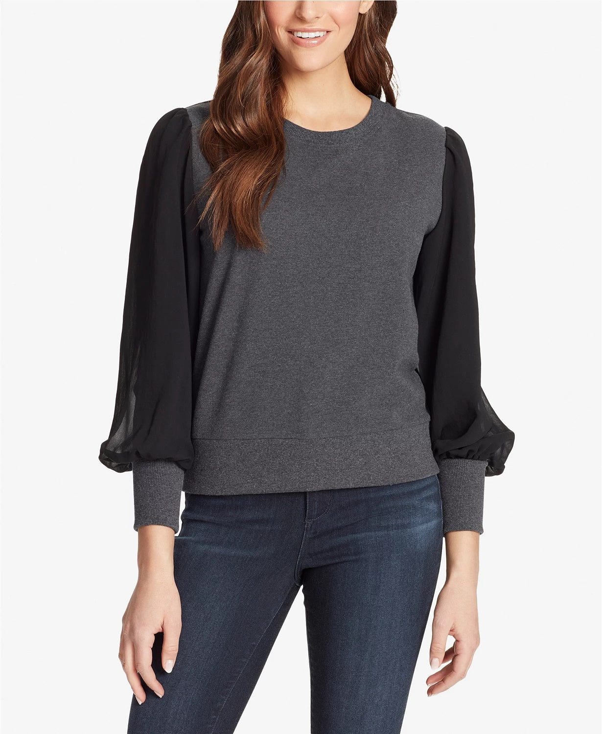 Skinnygirl Women's Crissy Top Dark Gray Size Small