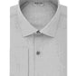 Kenneth Cole Reaction Men's Slim Fit Broadcloth French Cuff Shirt Grey Size 17.5X32X33