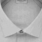 Kenneth Cole Reaction Men's Slim Fit Broadcloth French Cuff Shirt Grey Size 17.5X32X33