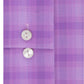 Kenneth Cole Reaction Men's Purple Plaid Collared Dress Shirt Purple Size 18X34-35