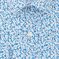 Kenneth Cole Reaction Men's All Day Flex Slim-Fit Performance Stretch Printed Dress Shirt Blue Size 16X34-35