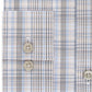 Calvin Klein Men's Slim Fit Stretch Performance Plaid Dress Shirt Beige Size 16.5X32X33