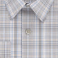 Calvin Klein Men's Plaid Collared Work Dress Shirt Beige Size 15X32X33