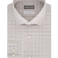 Michael Kors Men's Dress Shirt Hay Check Slim Fit Beige Size 15.5X32X33