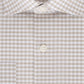 Michael Kors Men's Dress Shirt Hay Check Slim Fit Beige Size 15.5X32X33
