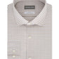 Michael Kors Men's Slim-Fit Non-Iron Airsoft Performance Stretch Check Dress Shirt Beige Size 32-33