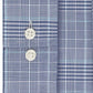 Michael Kors Men's Slim-Fit Non-Iron Airsoft Performance Stretch Plaid Dress Shirt Blue Size 34-35