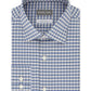 Michael Kors Men's Classic Fit Airsoft Performance Stretch Gingham Shirt Blue Size 18.5X34-35