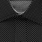 Sean John Men's Dress Shirt Polka Dot Tailored Fit Black Size 15.5X34X35