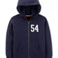 Carter's Little & Big Boys Zip-Up Fleece Hoodie Navy Size 5