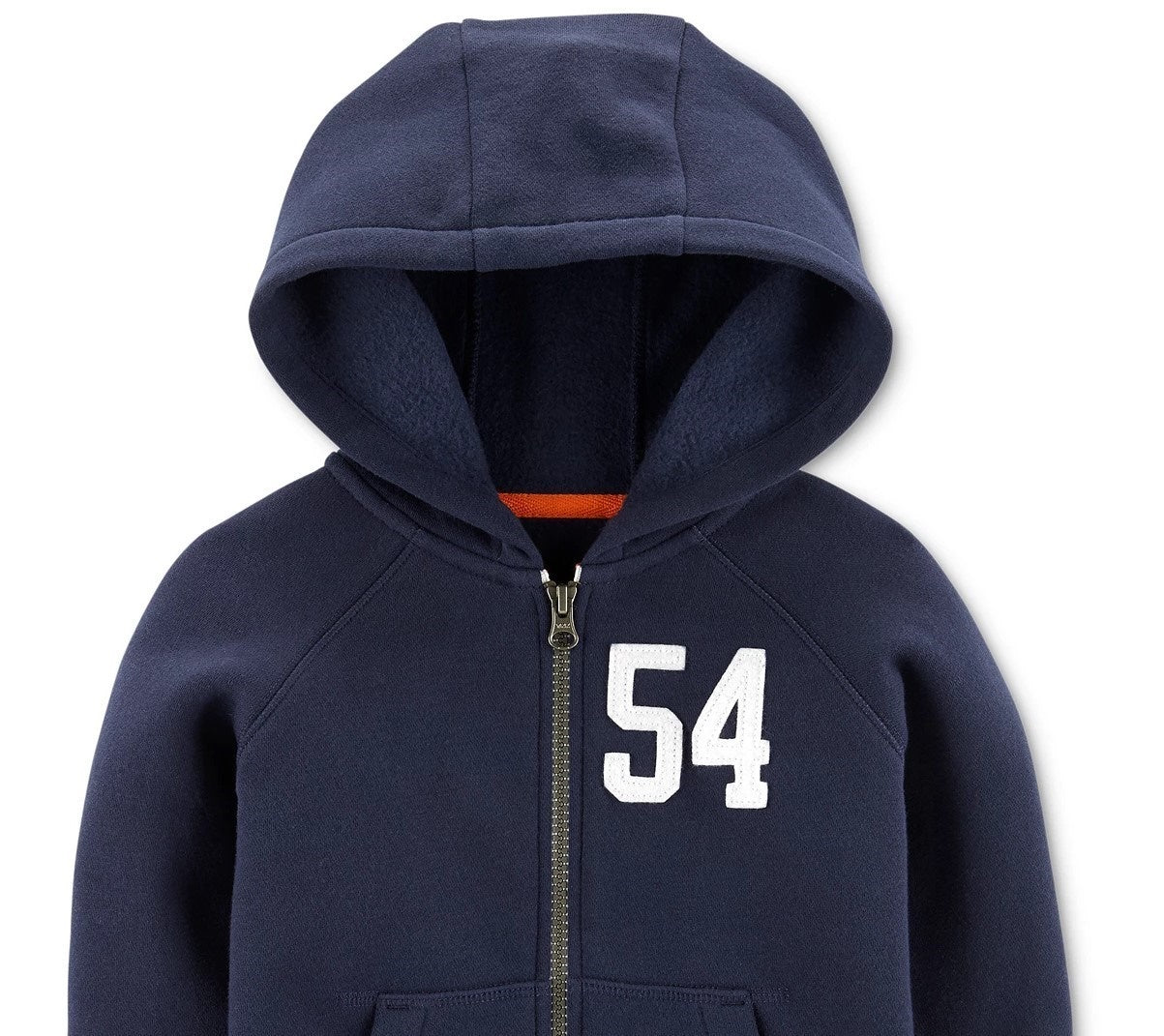 Carter's Little & Big Boys Zip-Up Fleece Hoodie Navy Size 5