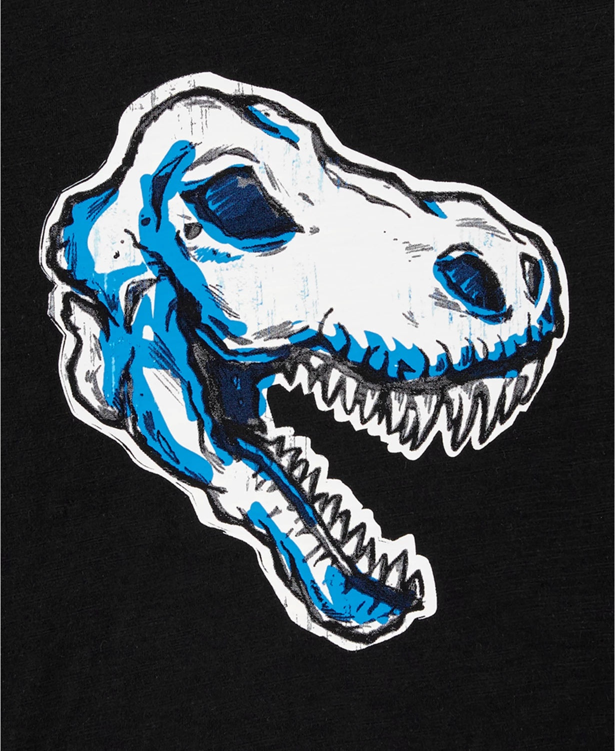 Carter's Little & Big Boys Glow-In-The-Dark Dinosaur Cotton T-Shirt Black Size 6