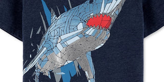 Carter's Little & Big Boy's Shark Print T-Shirt Navy Size 6