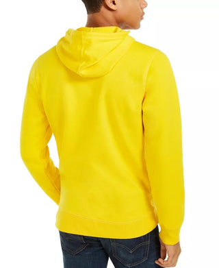 Levi's Men's Burndlen Fleece Logo Hoodie Yellow Size X-Large