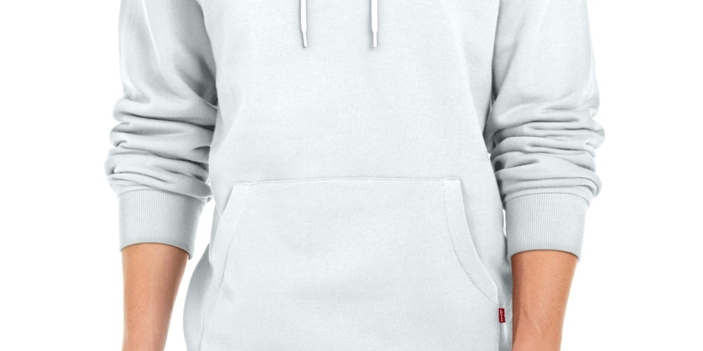 Levi's Men's Logo Hoodie White Size X-Large