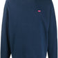 Levi's Men's Bailey Logo Crew-Neck Sweatshirt Blue Size Medium