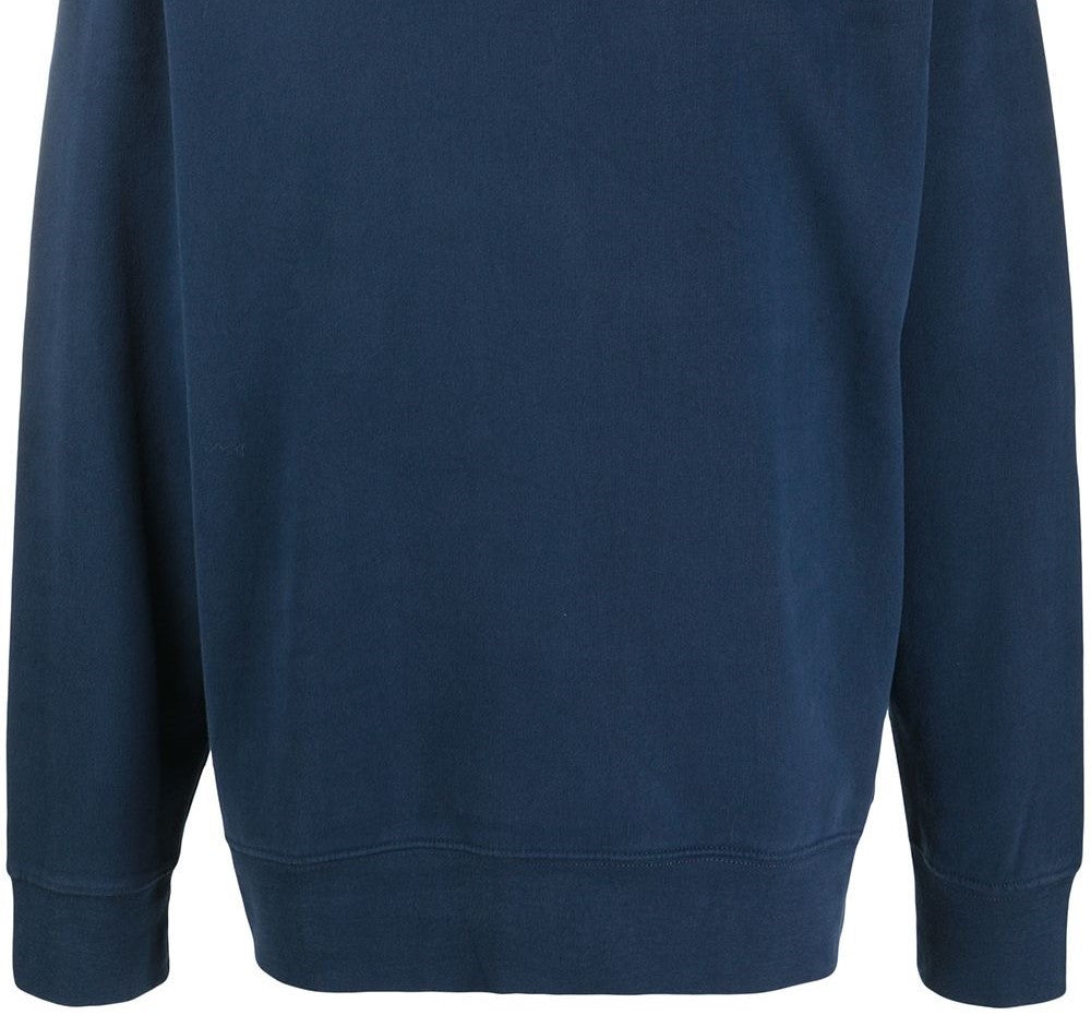 Levi's Men's Bailey Logo Crew-Neck Sweatshirt Blue Size Medium