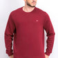 Levi's Men's Bailey Logo Crew-Neck Sweatshirt Dark Red Size Small