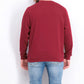 Levi's Men's Bailey Logo Crew-Neck Sweatshirt Dark Red Size Small