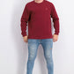 Levi's Men's Bailey Logo Crew-Neck Sweatshirt Dark Red Size Small