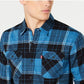 Levi's Men's Plaid Flannel Shirt Blue Size Medium