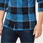 Levi's Men's Plaid Flannel Shirt Blue Size Medium