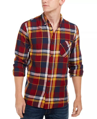 Levi's Men's Plaid Flannel Shirt Red Size X-Large