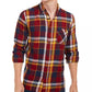 Levi's Men's Plaid Flannel Shirt Red Size X-Large