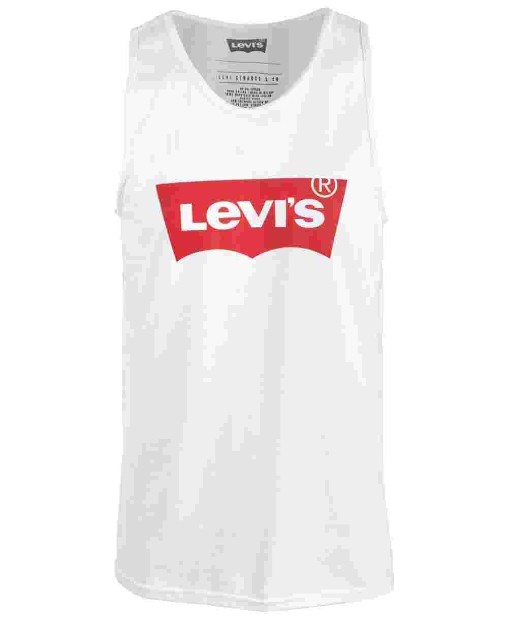 Levi's Men's Logo Tank White Size Small