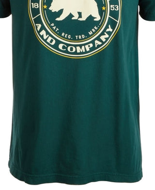 Levi's Men's Grail Logo Graphic T Shirt Green Size Small