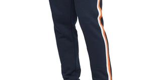 Calvin Klein Men's Stripe Track Pants Blue Size XX-Large