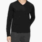 Calvin Klein Men's Merino Wool V-Neck Sweater Charcoal Size X-Small