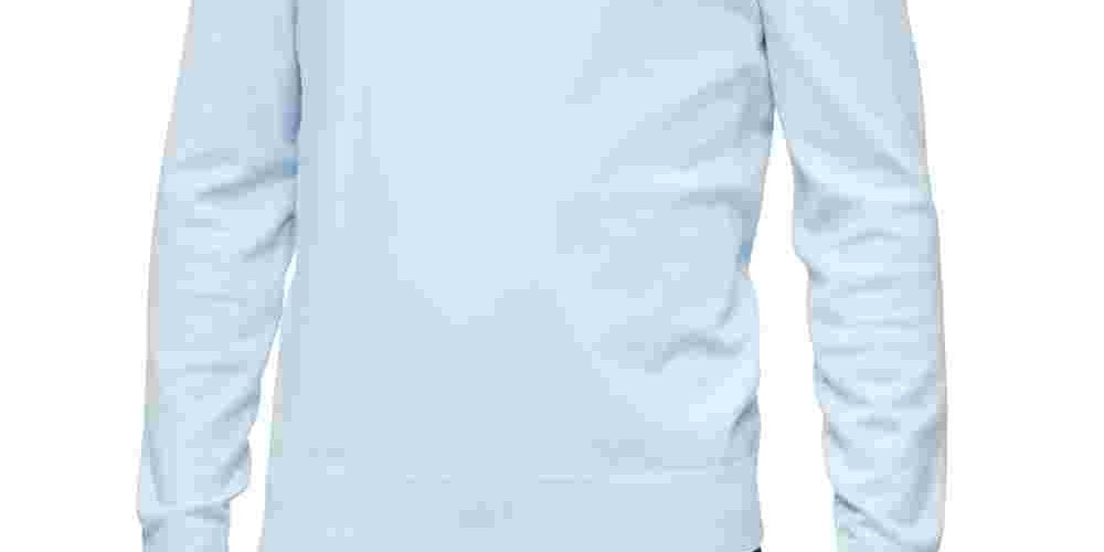 Calvin Klein Men's Navy Long Sleeve Collared Classic Fit Quarter-Zip Sweater Blue Size X-Large
