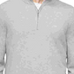 Calvin Klein Men's 1/4 Zip Mock Turtleneck Sweater Silver Size Medium